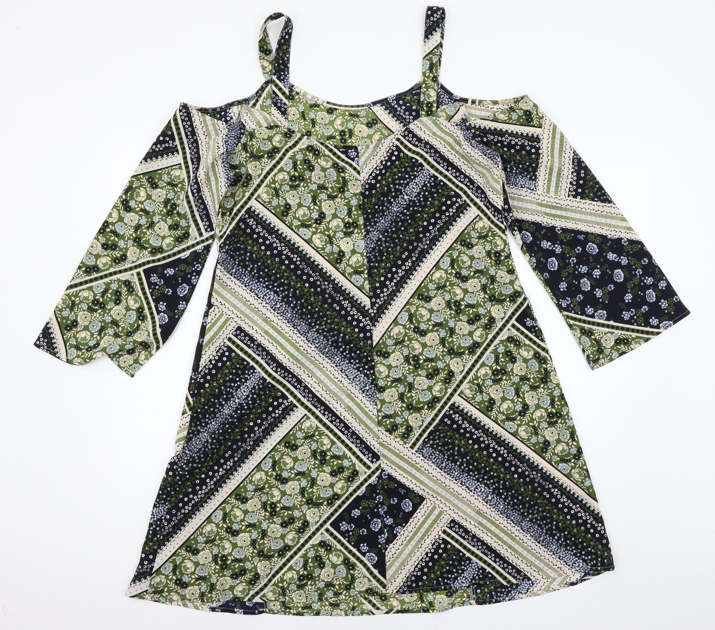 Marks and Spencer Womens Multicoloured Floral  A-Line  Size 10