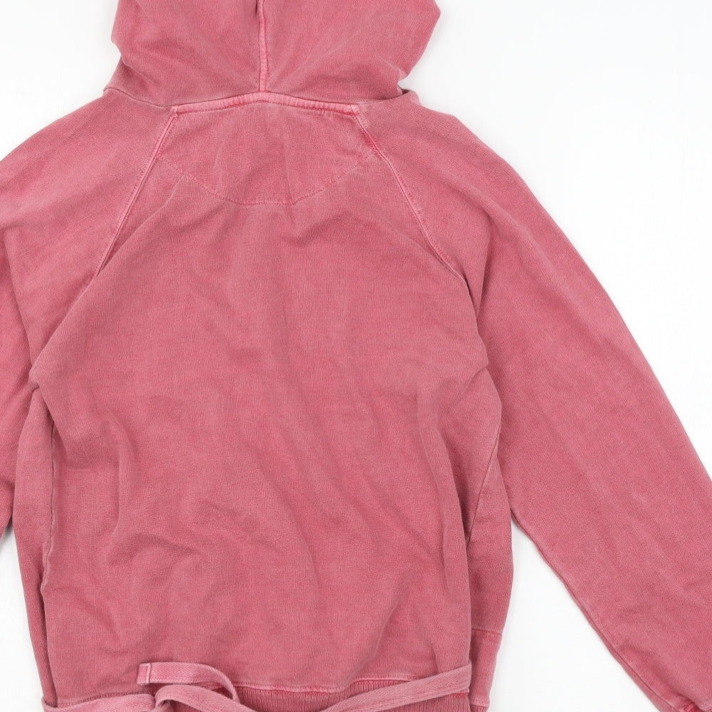 WOMbat Mens Pink  Jersey Pullover Hoodie Size S