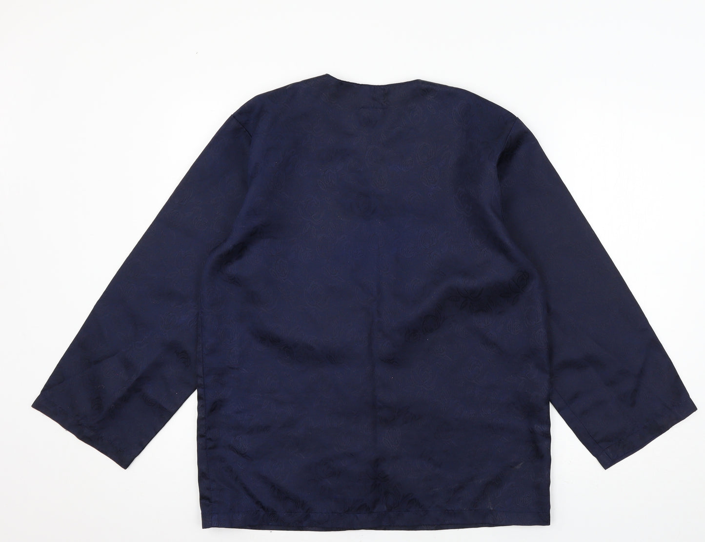 Preworn Womens Blue   Basic Blouse Size 14