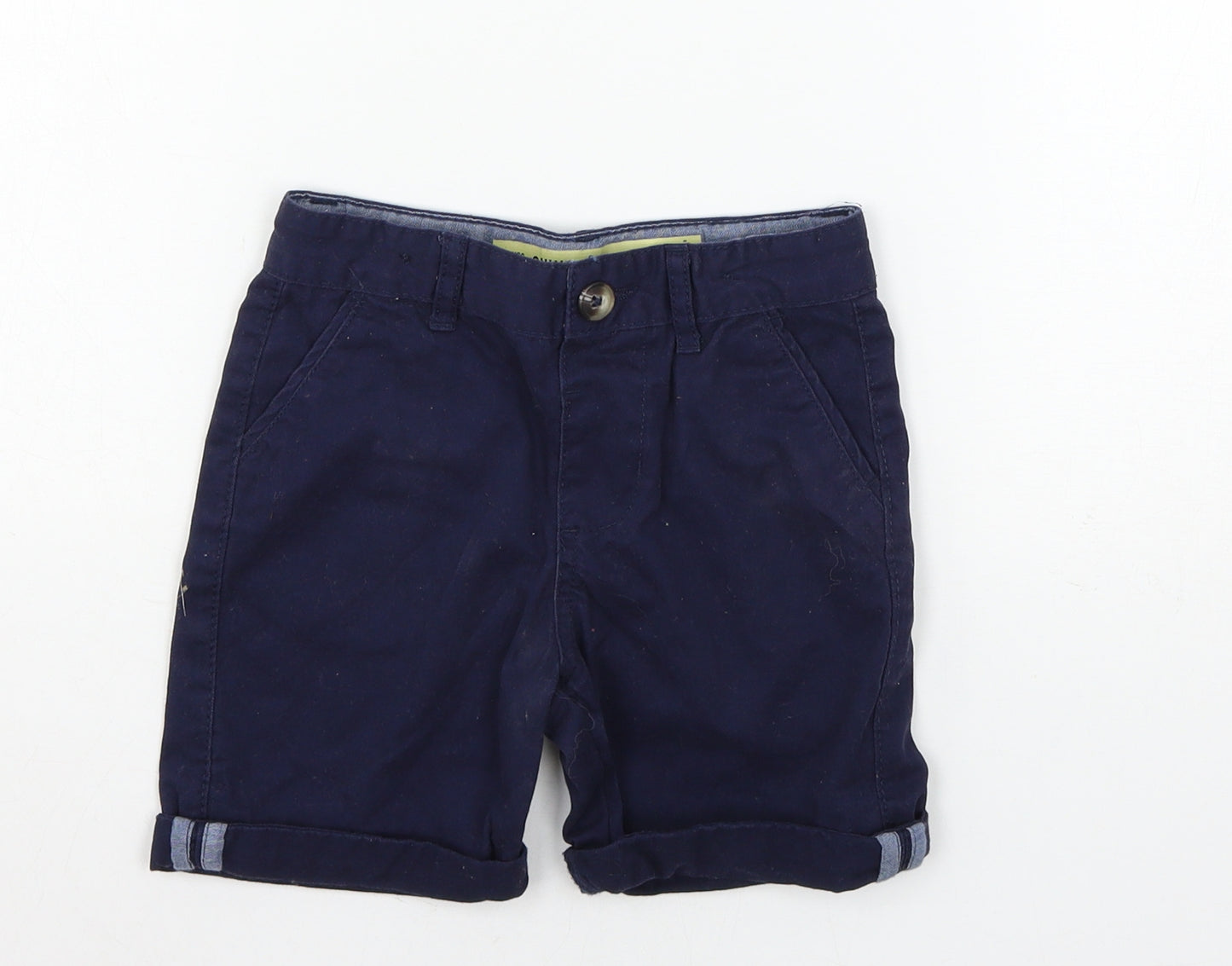Denim & Co. Boys Blue   Chino Shorts Size 4-5 Years