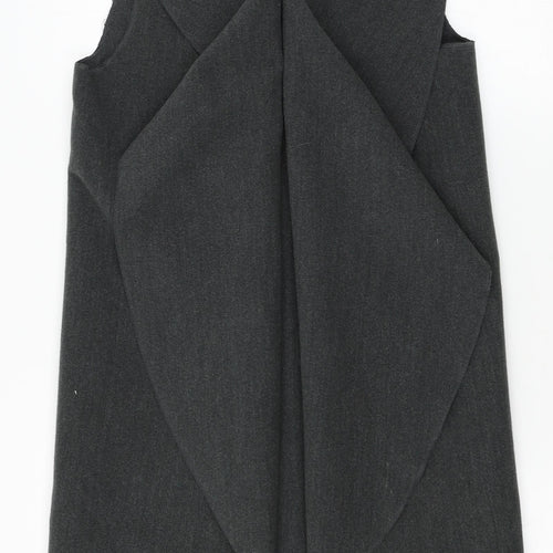 New Look Womens Grey  Fleece Jacket Waistcoat Size M