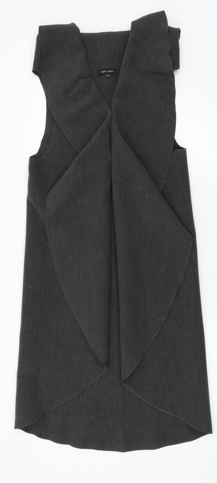 New Look Womens Grey  Fleece Jacket Waistcoat Size M