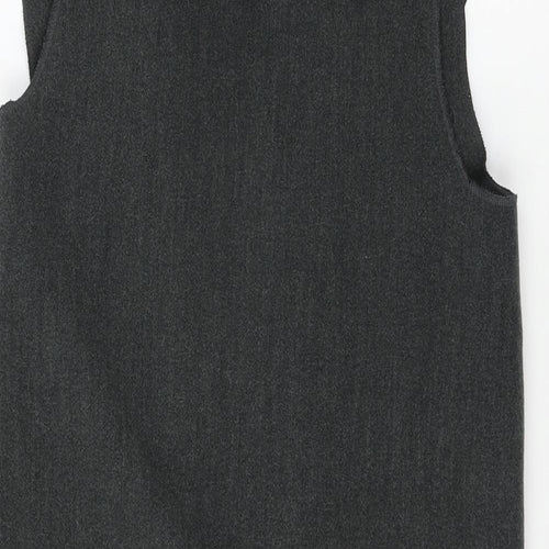 New Look Womens Grey  Fleece Jacket Waistcoat Size M