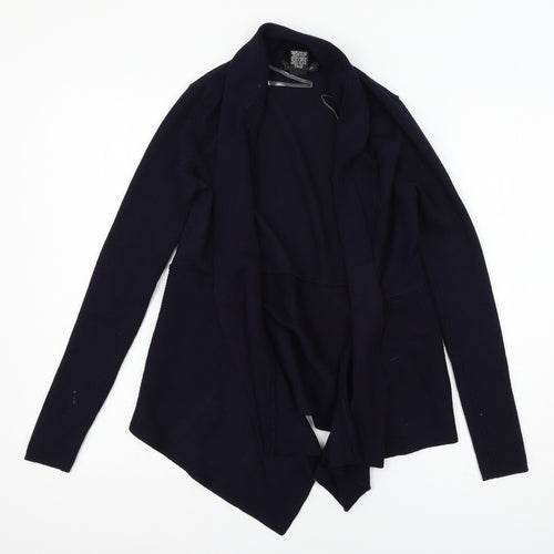 89th & Madison Womens Blue  Knit Cardigan Jumper Size 8