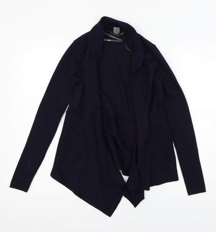 89th & Madison Womens Blue  Knit Cardigan Jumper Size 8
