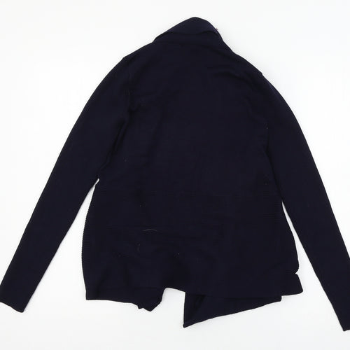 89th & Madison Womens Blue  Knit Cardigan Jumper Size 8
