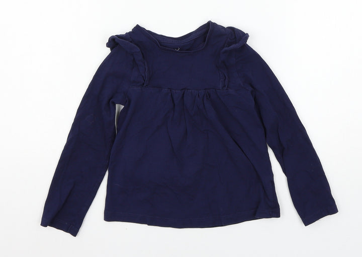 Mothercare Boys Blue  Jersey Basic T-Shirt Size 4-5 Years