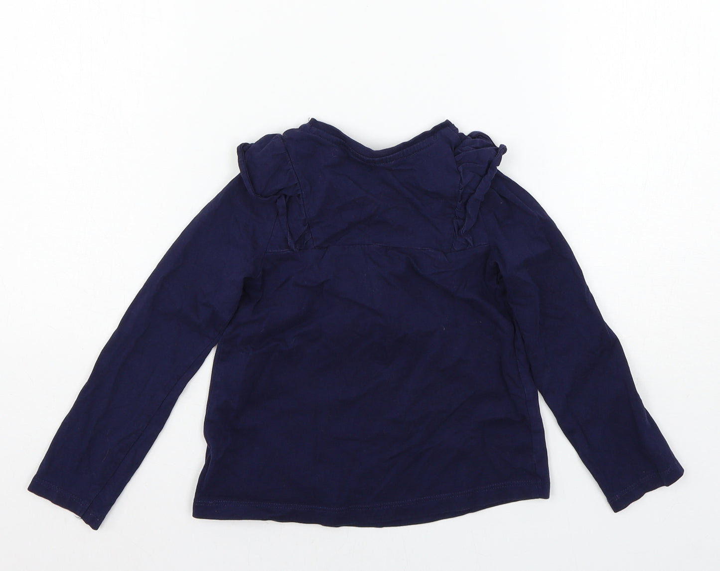 Mothercare Boys Blue  Jersey Basic T-Shirt Size 4-5 Years