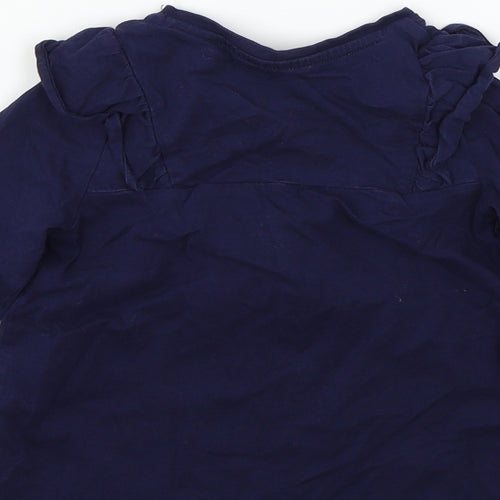 Mothercare Boys Blue  Jersey Basic T-Shirt Size 4-5 Years