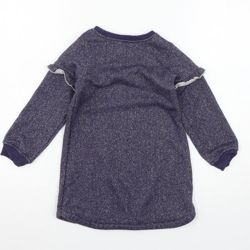 Joules Girls Blue  Jersey Pullover Sweatshirt Size 4 Years