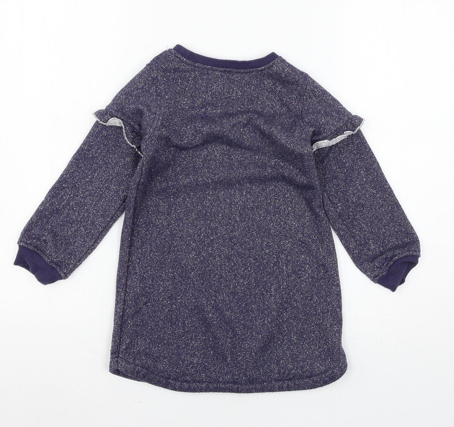 Joules Girls Blue  Jersey Pullover Sweatshirt Size 4 Years