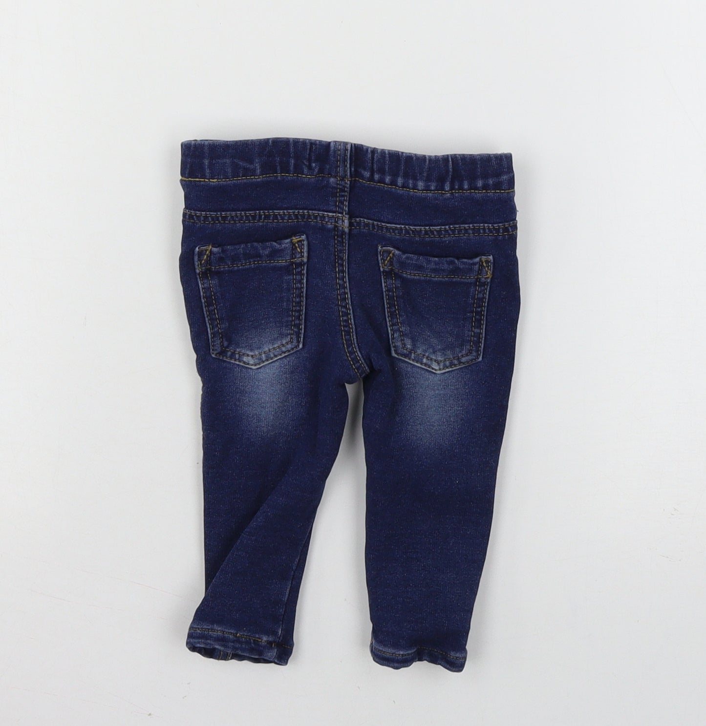 Primark Baby Blue  Denim Pedal Pusher Jeans Size 6-9 Months