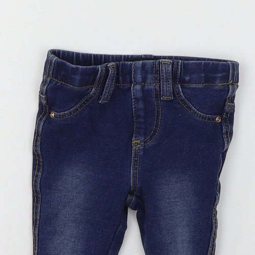 Primark Baby Blue  Denim Pedal Pusher Jeans Size 6-9 Months