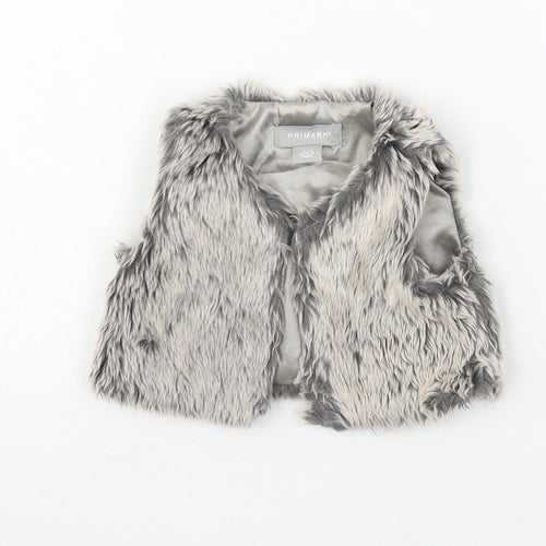 Primark Baby Grey   Jacket Waistcoat Size 3-6 Months