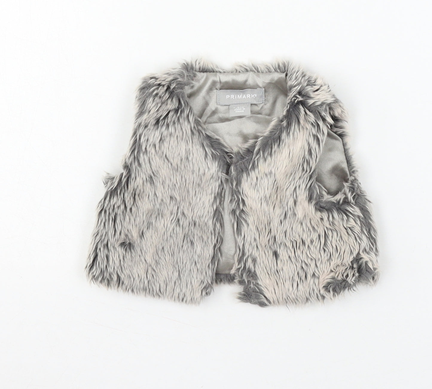 Primark Baby Grey   Jacket Waistcoat Size 3-6 Months