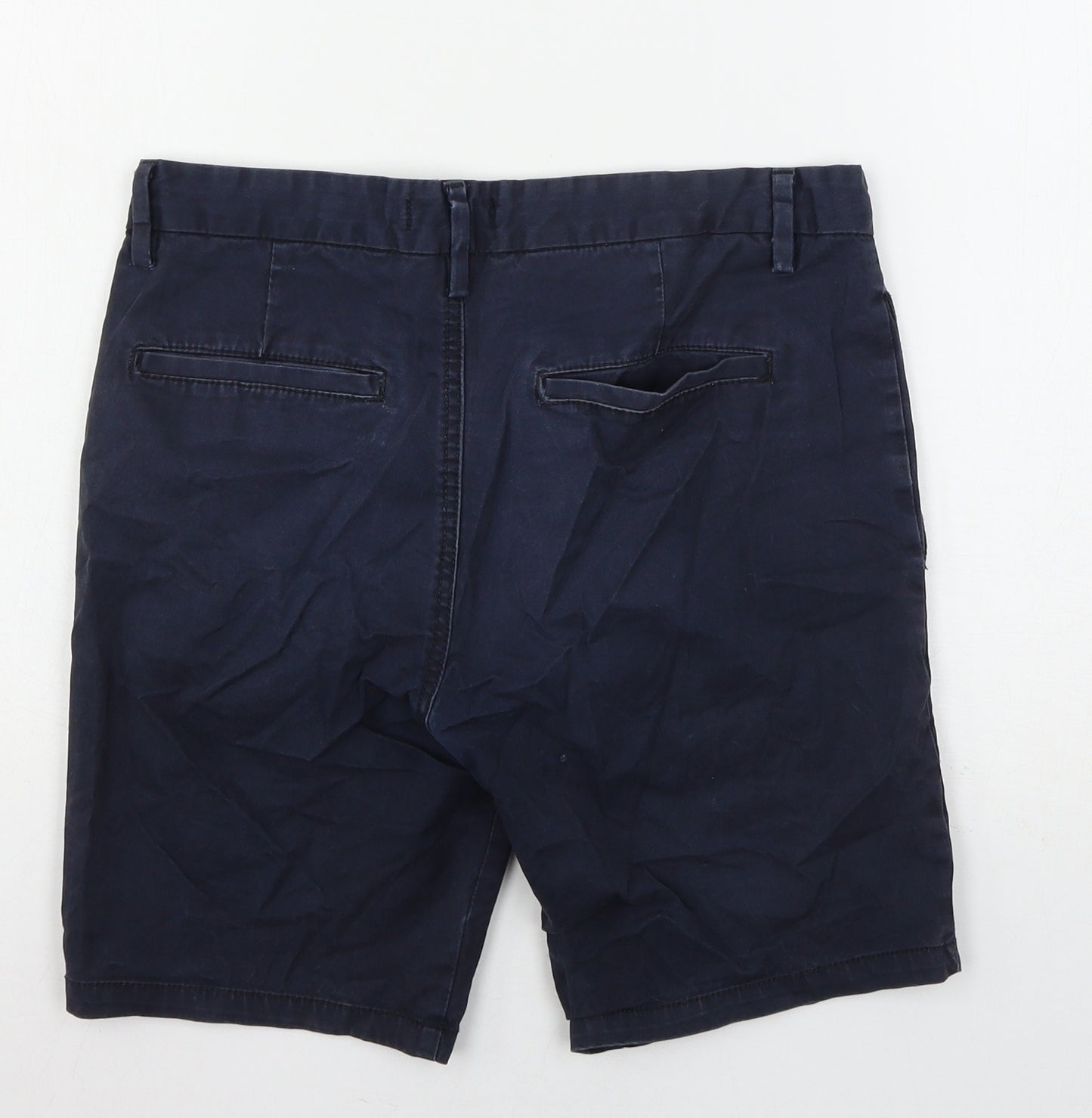 River Island Mens Blue   Chino Shorts Size 28 in