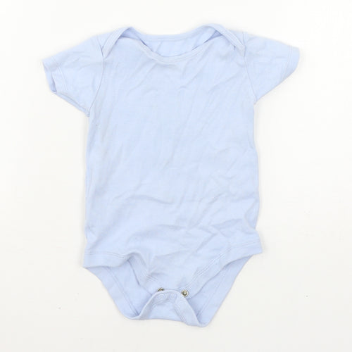 TU Boys Blue  Jersey Babygrow One-Piece Size 12-18 Months