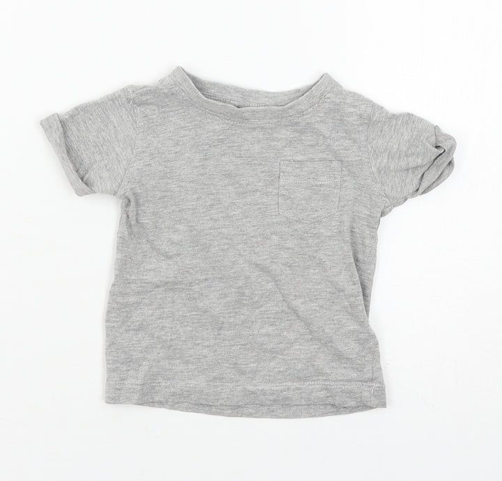 NEXT Boys Grey  Jersey Basic T-Shirt Size 3-6 Months