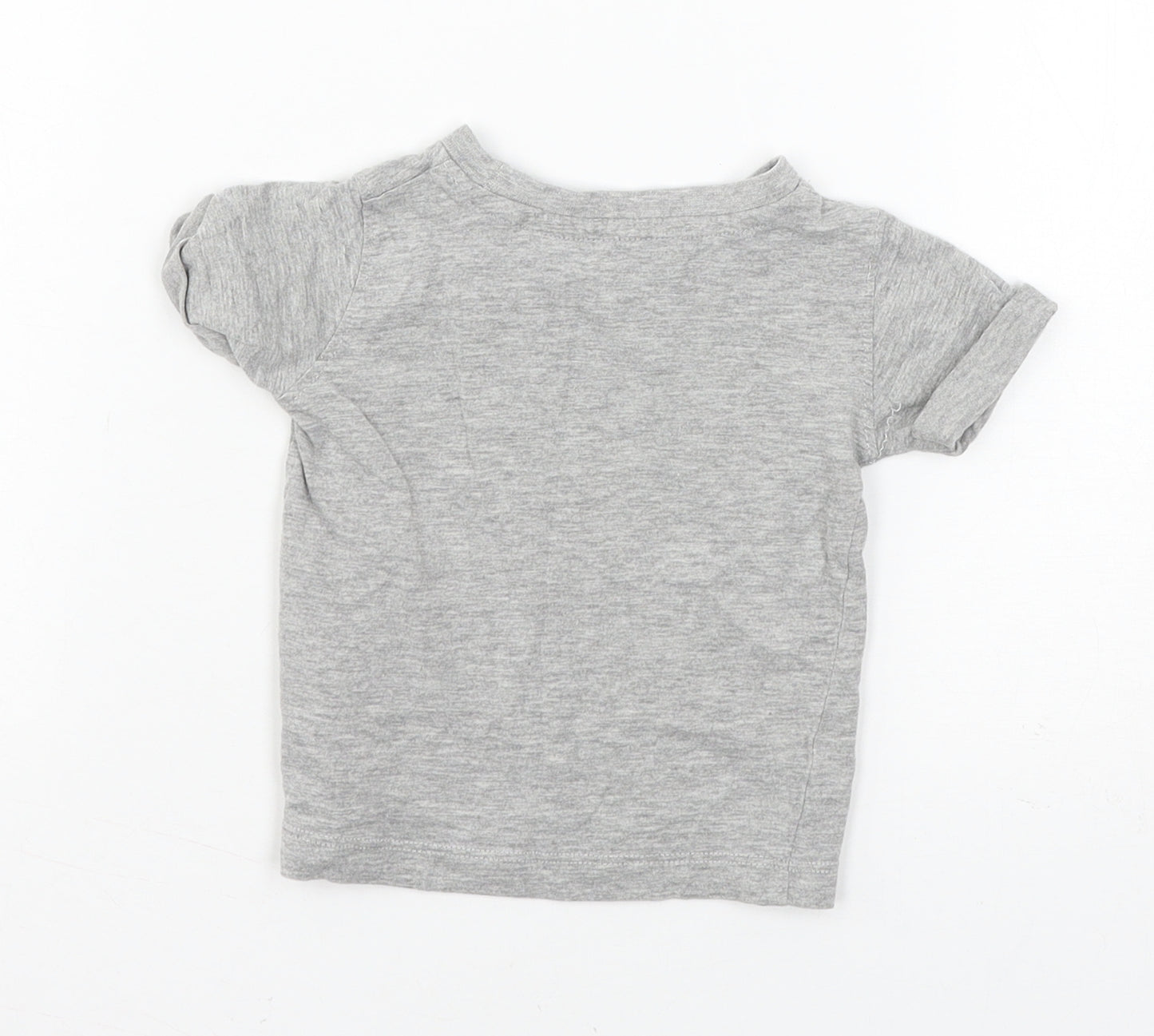 NEXT Boys Grey  Jersey Basic T-Shirt Size 3-6 Months