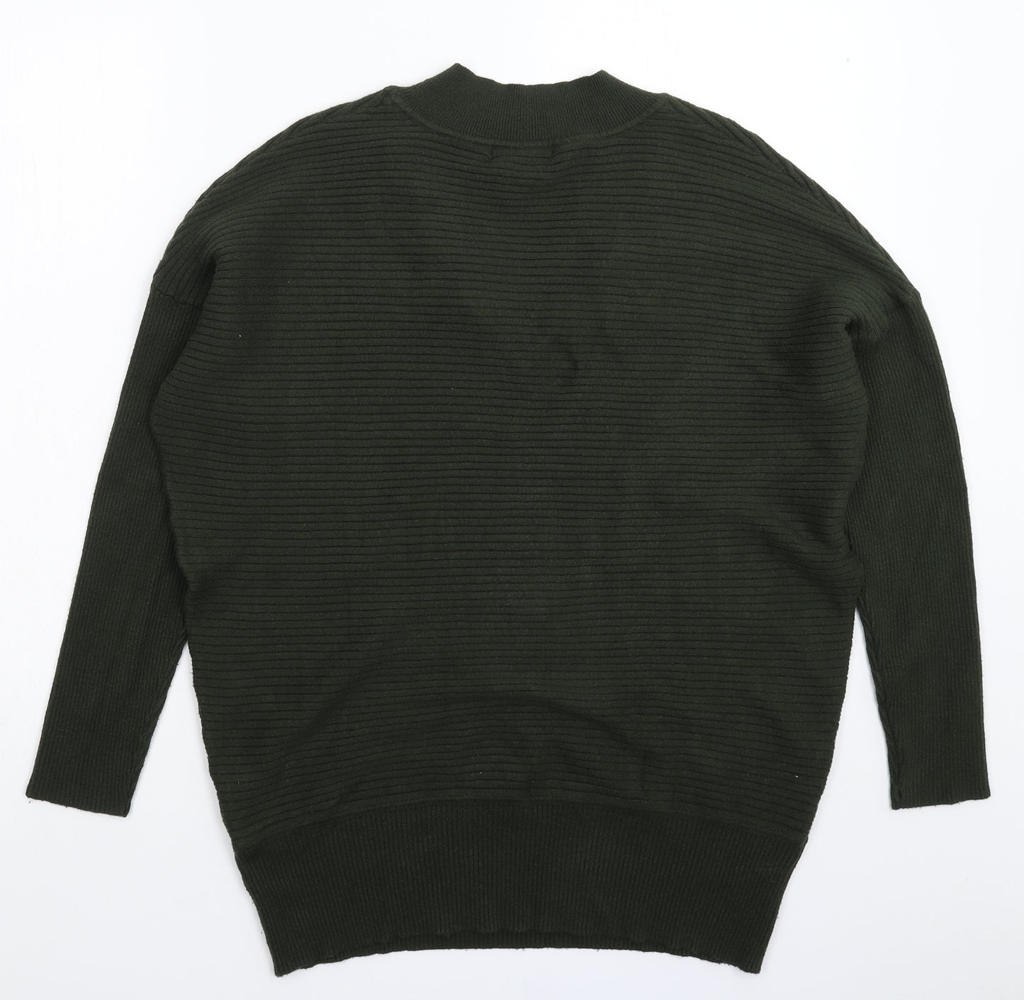F&F Womens Green  Knit Pullover Jumper Size 12