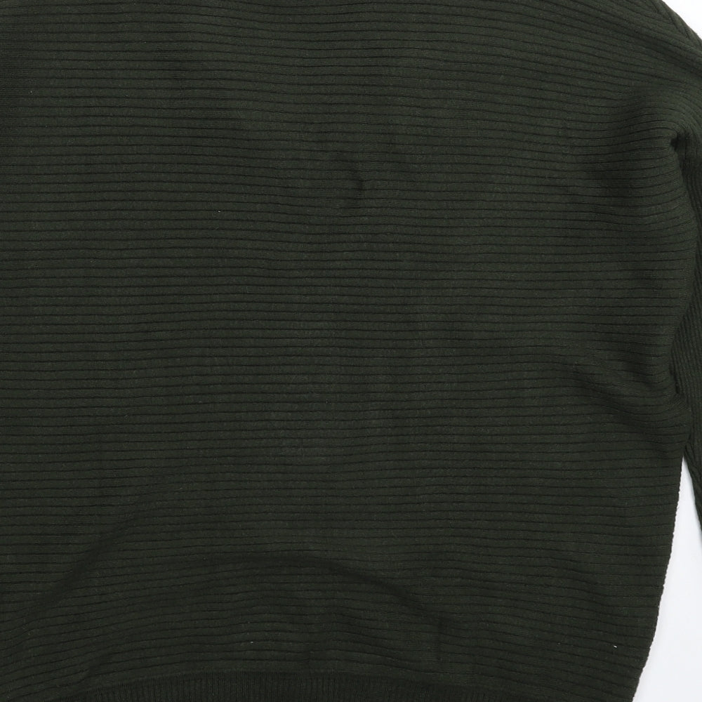 F&F Womens Green  Knit Pullover Jumper Size 12