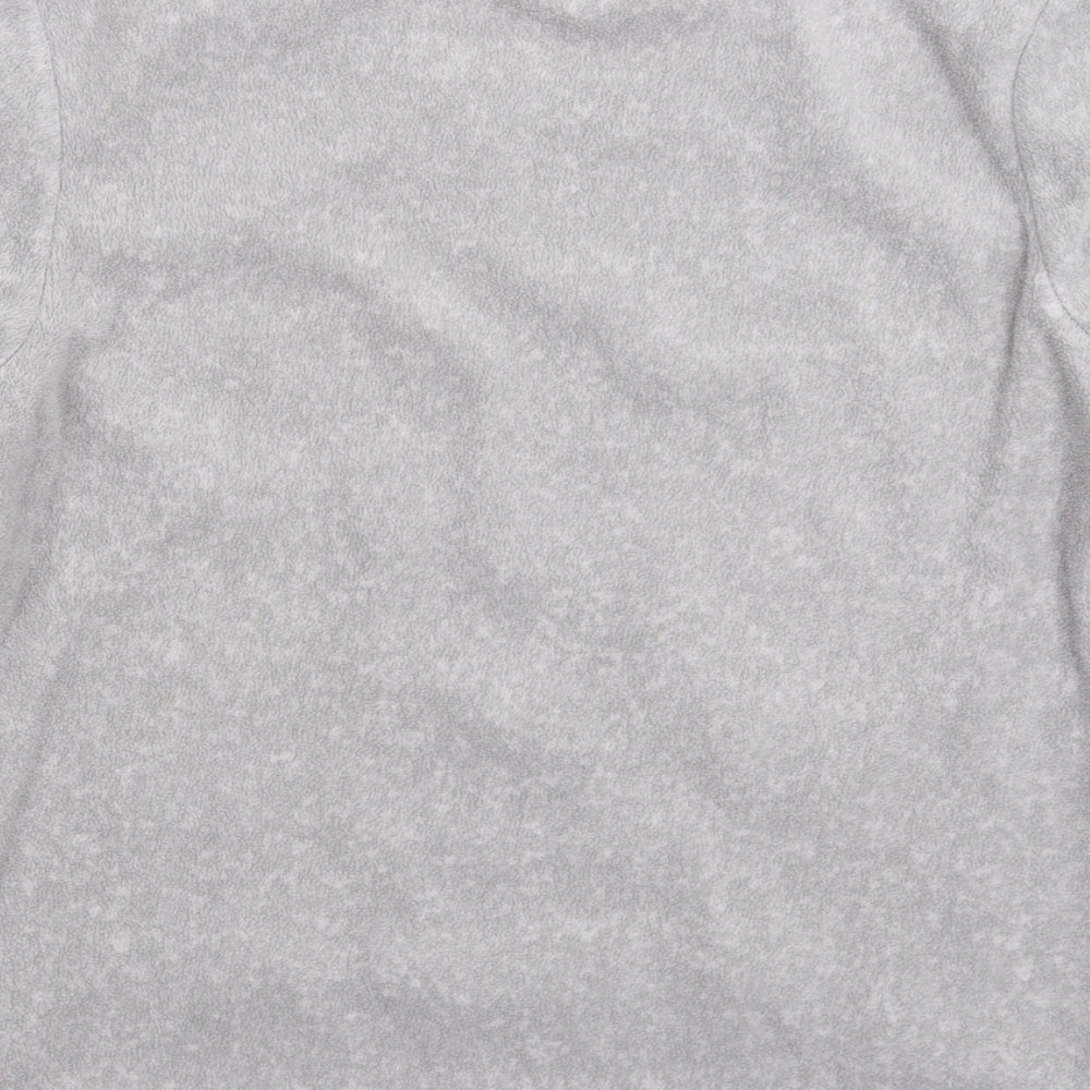 Me to You Womens Grey Solid Fleece Top Pyjama Top Size 12