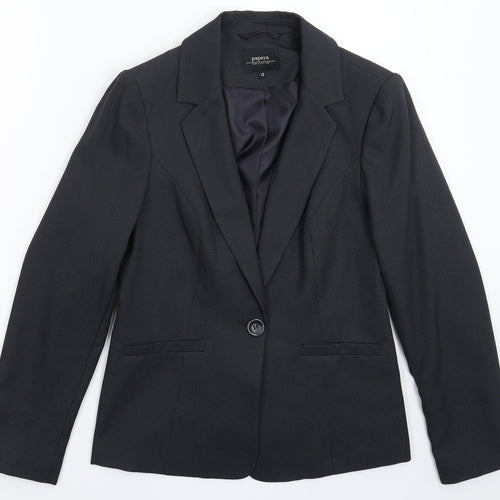 Papaya Womens Grey   Jacket Suit Jacket Size 12