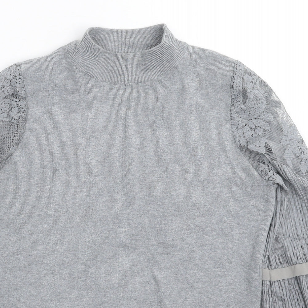 Laetitia Mem Womens Grey   Pullover Jumper Size M