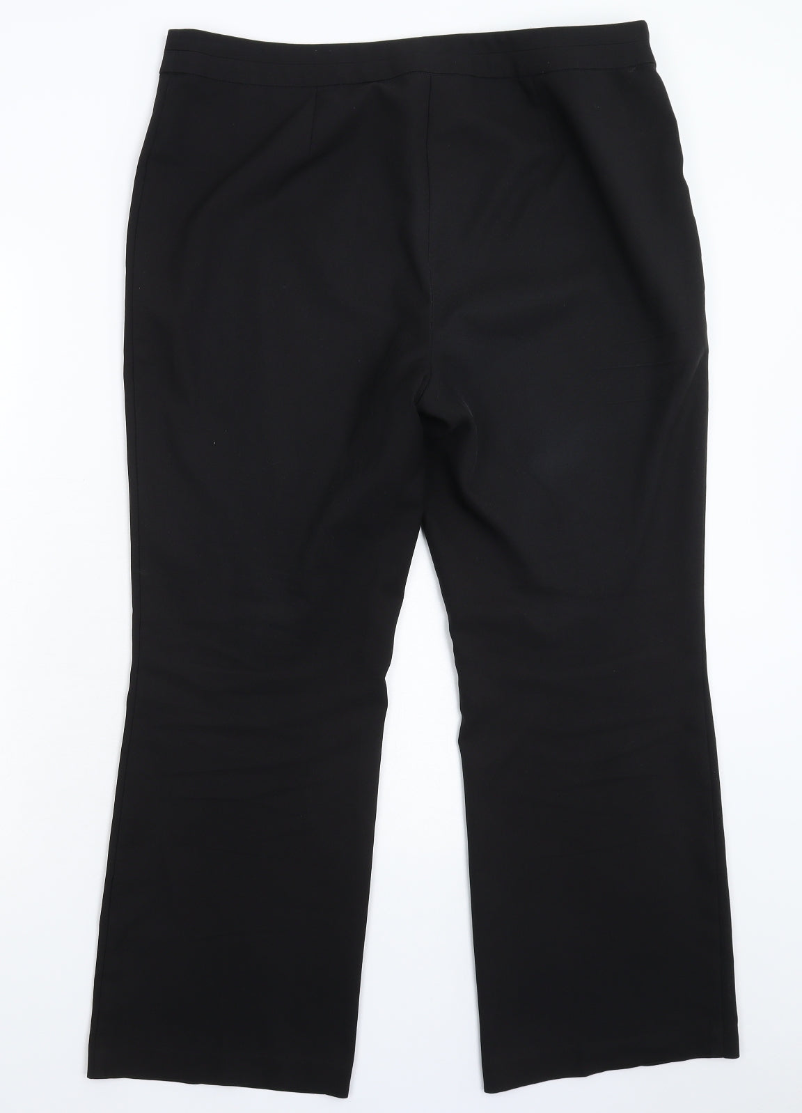 Papaya Womens Black   Dress Pants Trousers Size 14 L27 in