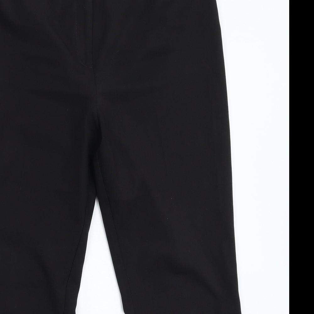 Papaya Womens Black   Dress Pants Trousers Size 14 L27 in