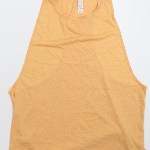 Icy Zone Womens Beige   Basic Tank Size XL