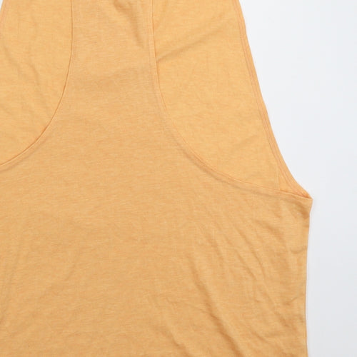 Icy Zone Womens Beige   Basic Tank Size XL