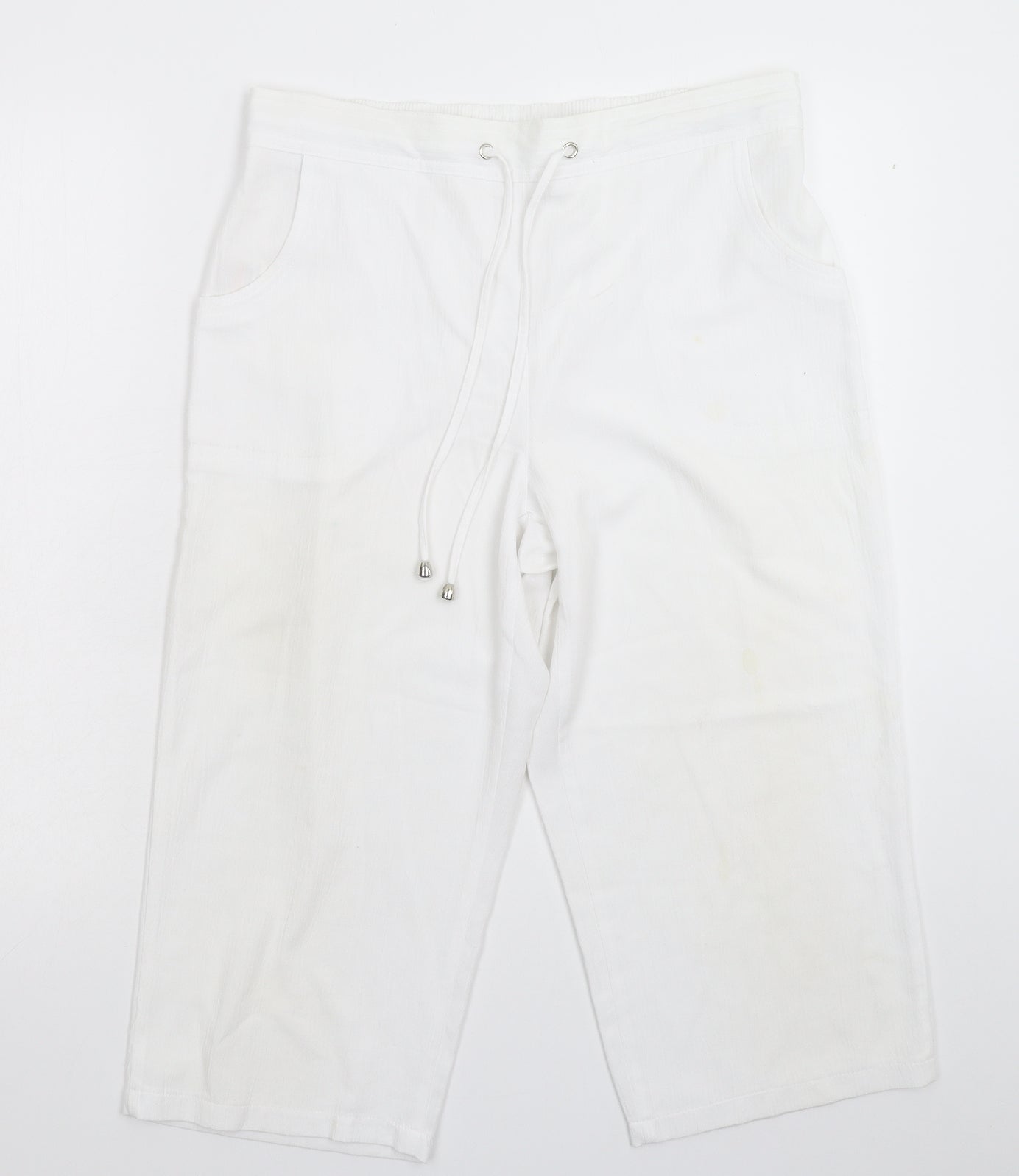 Papaya Womens White   Bermuda Shorts Size 12