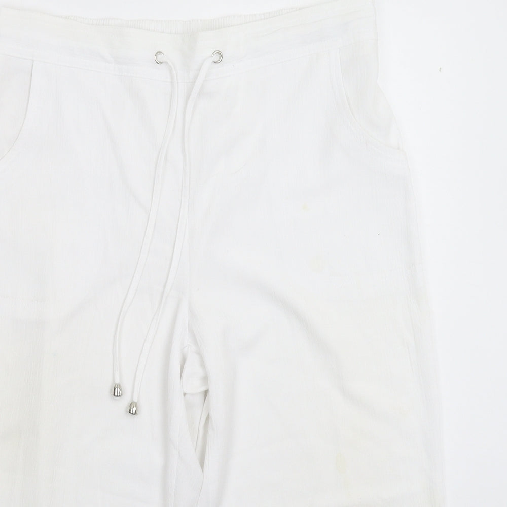 Papaya Womens White   Bermuda Shorts Size 12
