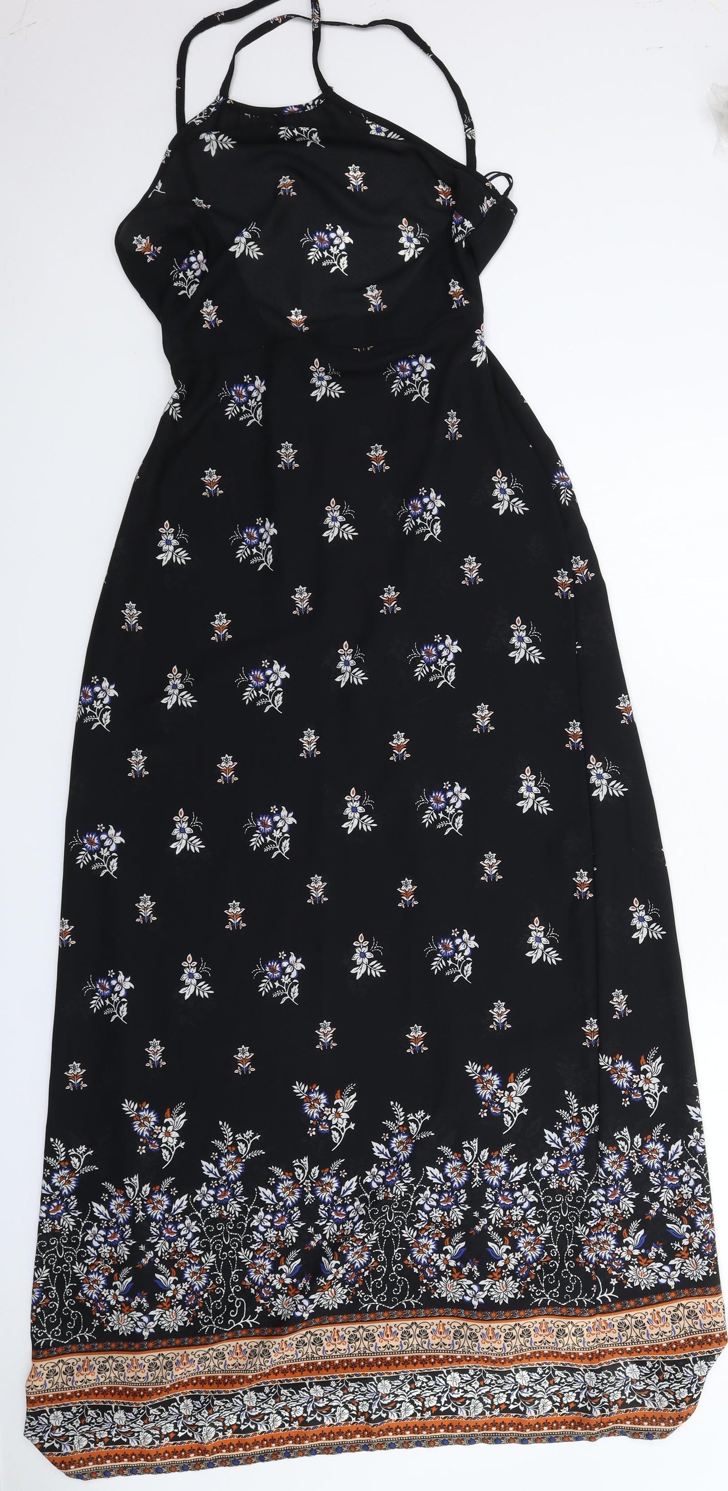 Atmosphere Womens Black Floral  Fit & Flare  Size 8