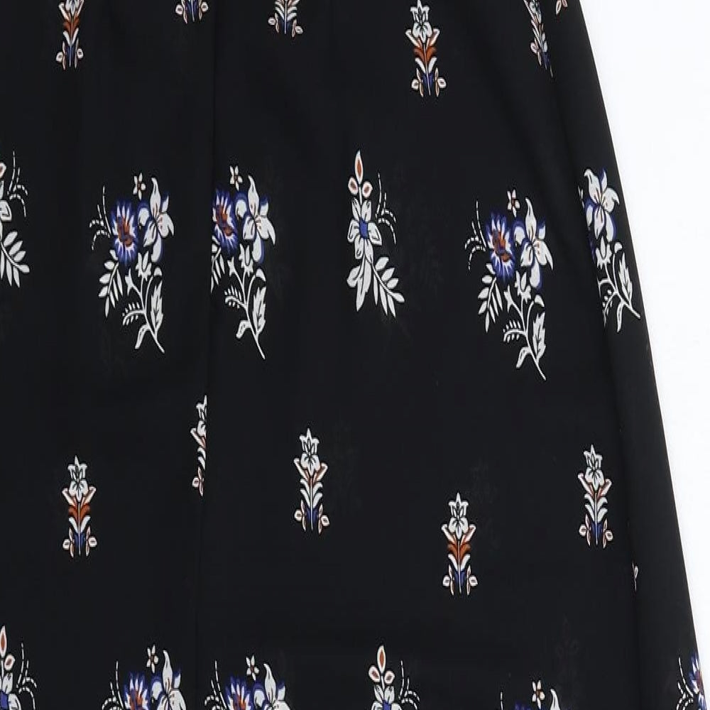 Atmosphere Womens Black Floral  Fit & Flare  Size 8