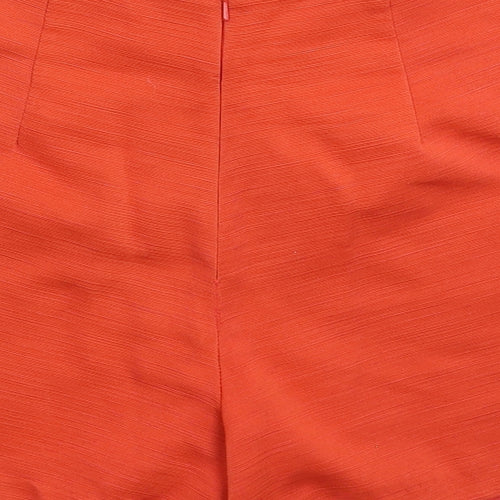 Topshop Womens Orange   Mini Skort Size 6