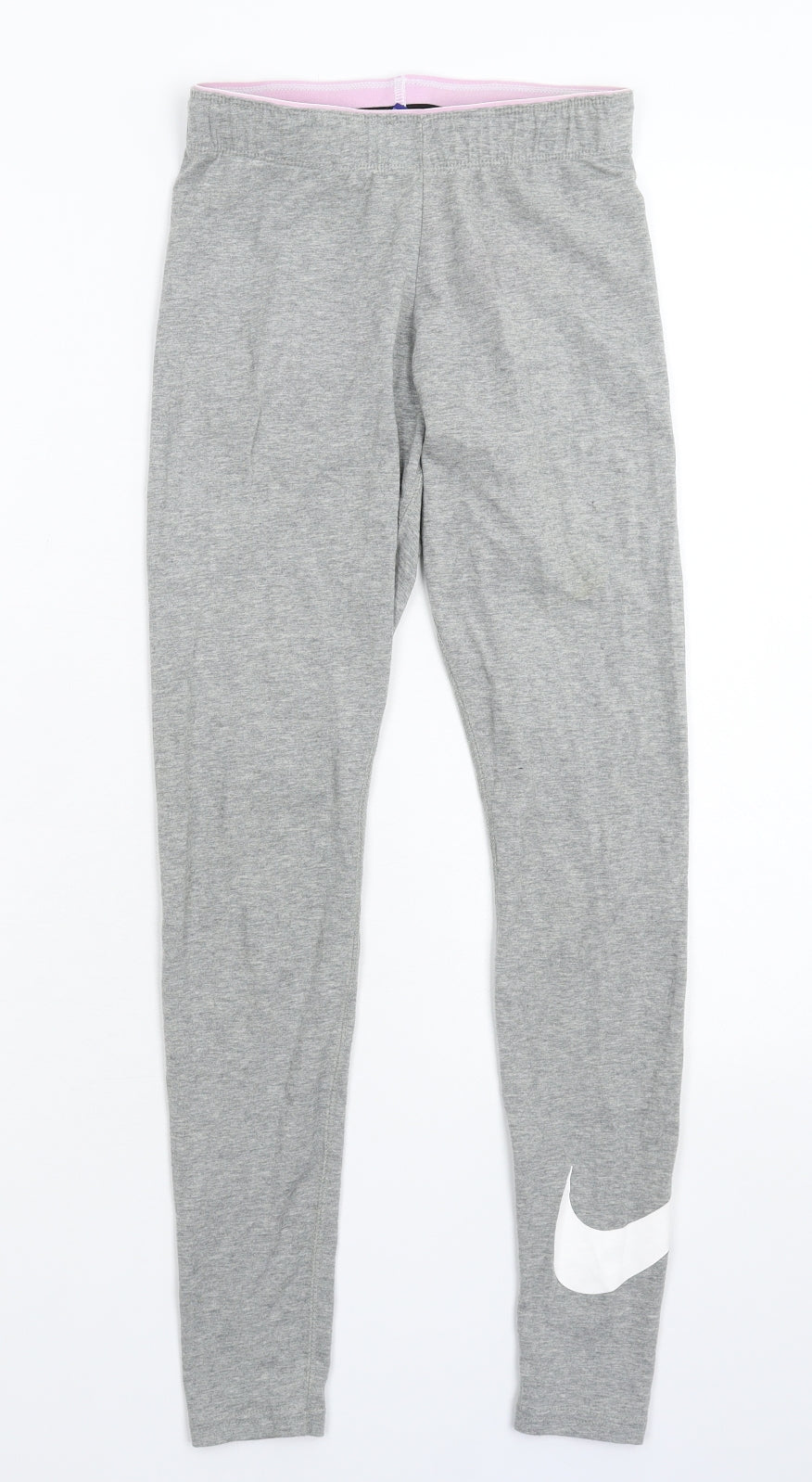 Nike Womens Grey   Compression Leggings Size XS L25 in