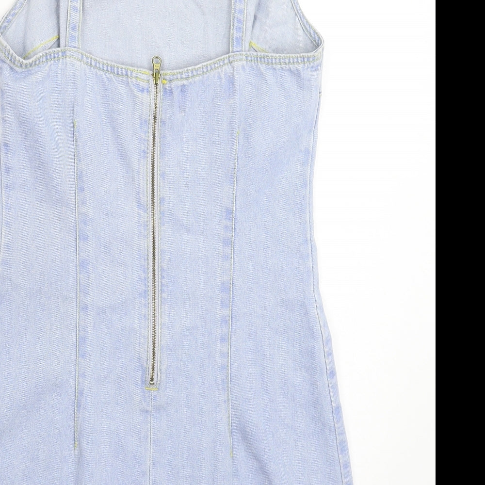 New Look Womens Blue  Denim Mini  Size 8