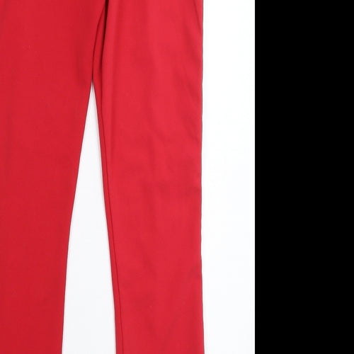 ASOS Womens Red   Trousers  Size 8 L30 in