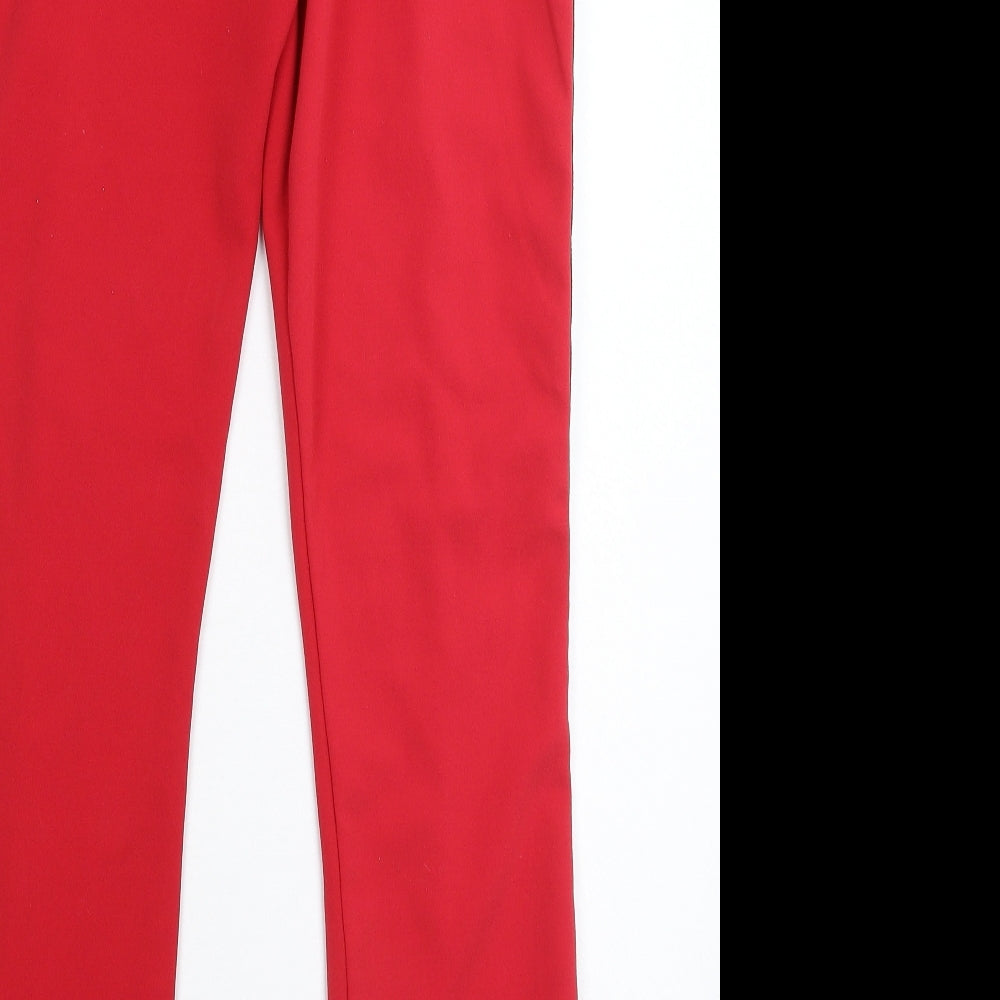 ASOS Womens Red   Trousers  Size 8 L30 in