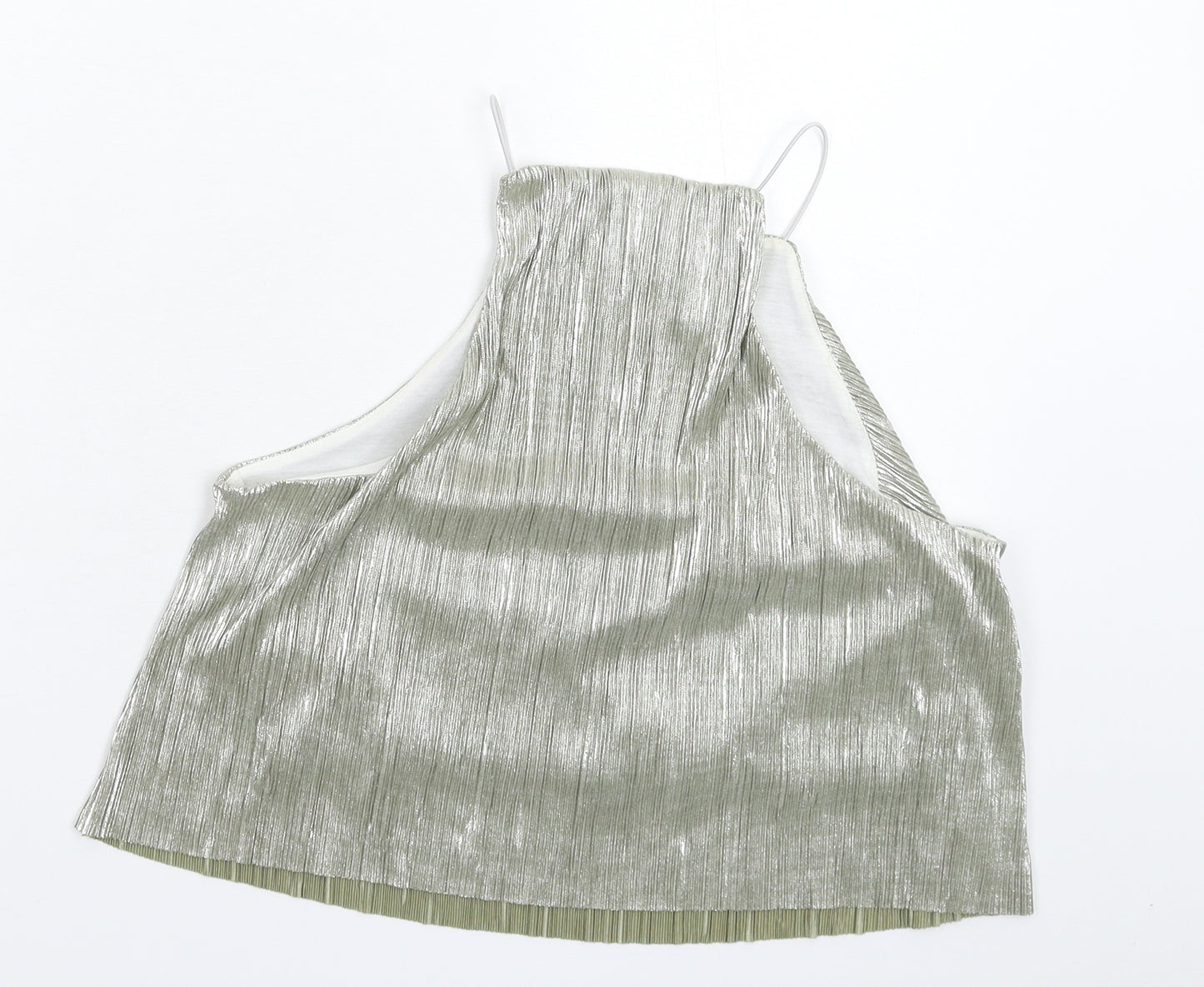 ASOS Womens Silver   Basic Tank Size 8