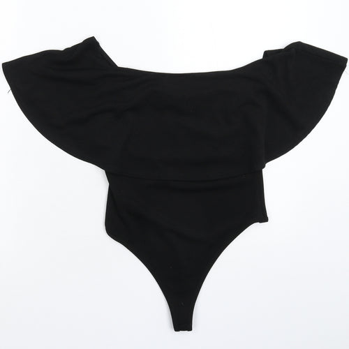 Club L Womens Black   Bodysuit One-Piece Size 6