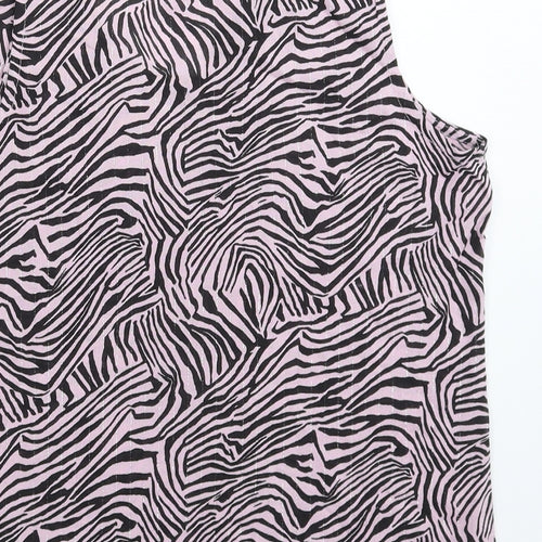 NEXT Womens Pink Animal Print  Basic Tank Size 8