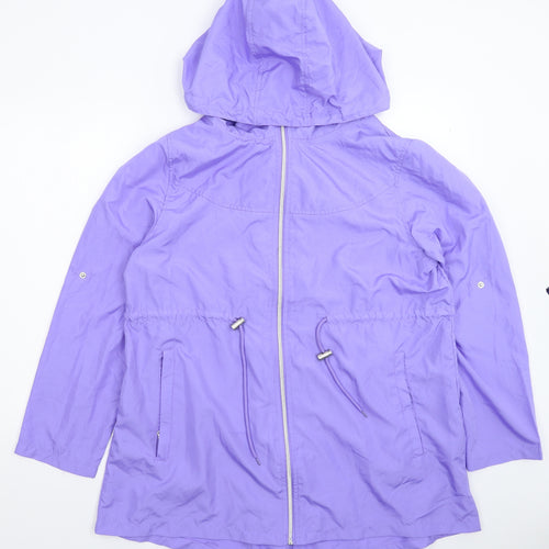 Atmosphere Womens Purple   Parka Coat Size M