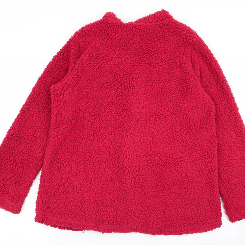 Preworn Womens Red   Cardigan Jumper Size L