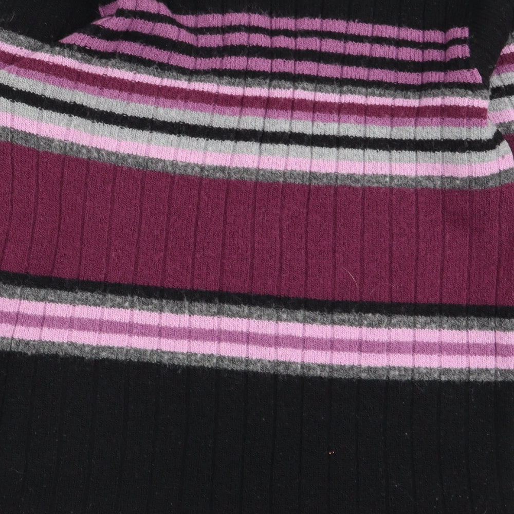 mackays Womens Multicoloured Striped  Cardigan Jumper Size M