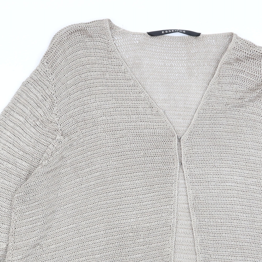 essence Womens Beige   Cardigan Jumper Size 22