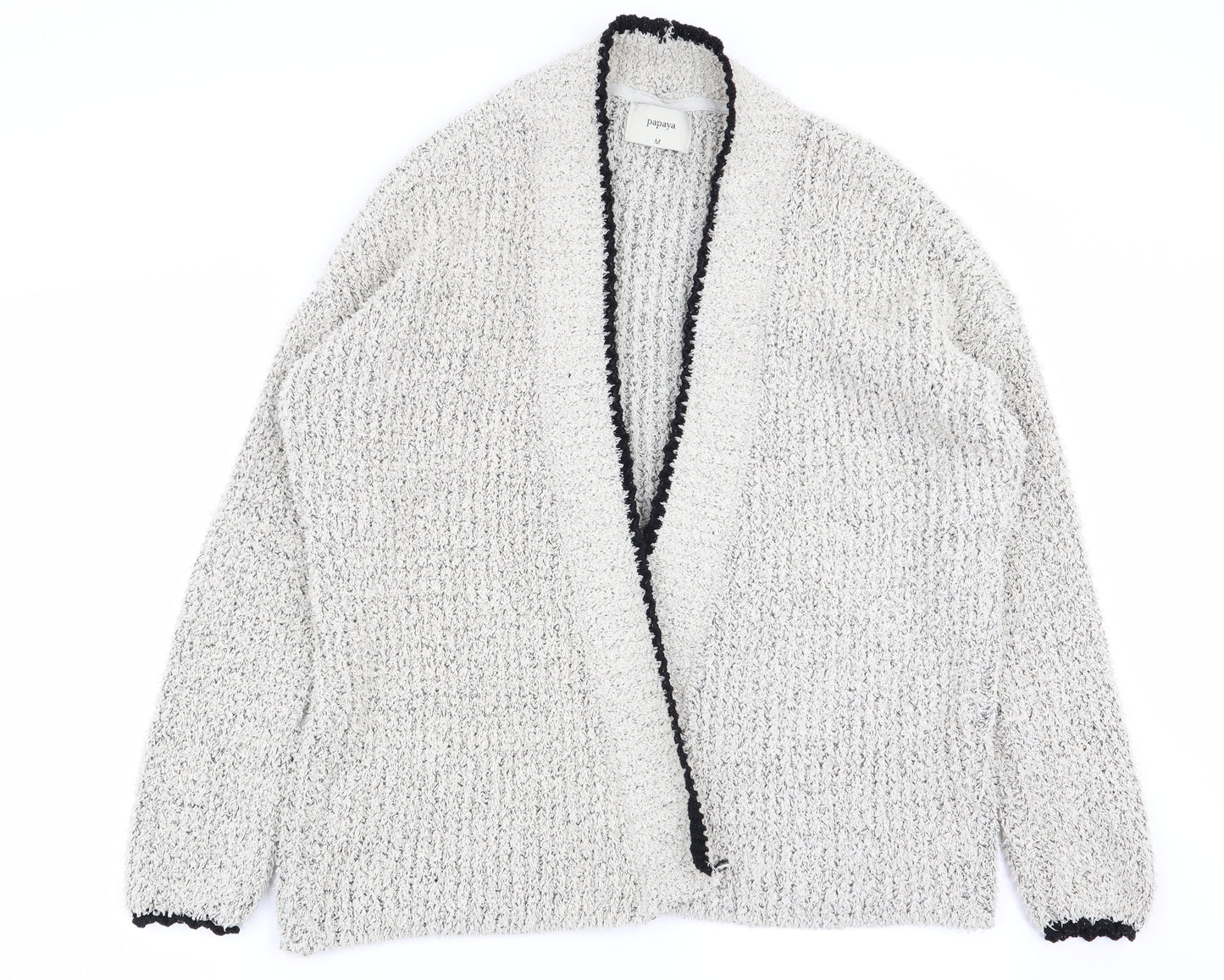 Papaya Womens Grey   Cardigan Jumper Size M