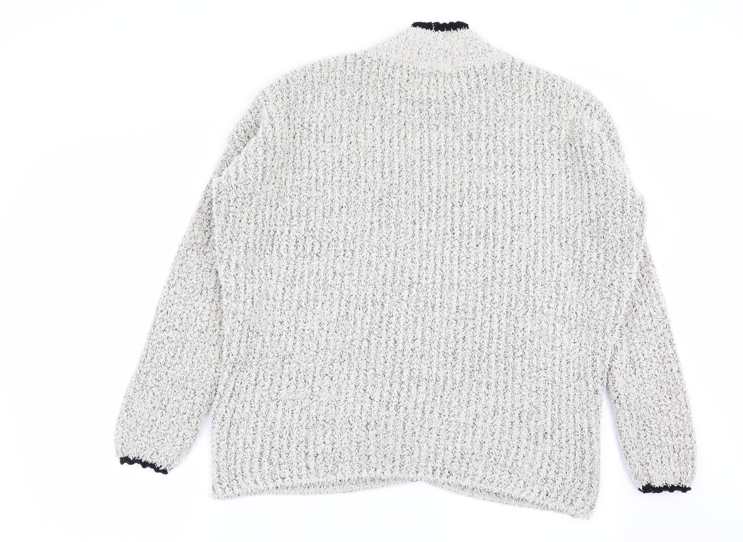 Papaya Womens Grey   Cardigan Jumper Size M